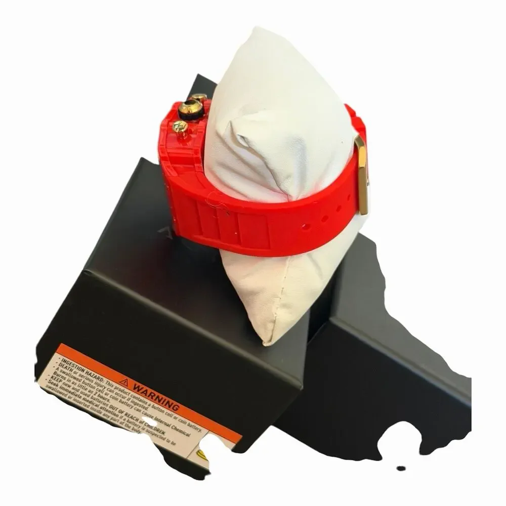 Activa x Invicta Men’s Skeleton Watch ACW2305-019 Red Case Black Dial NIB 50M - Picture 7 of 14